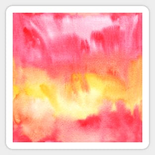 Sunset watercolor pattern Sticker